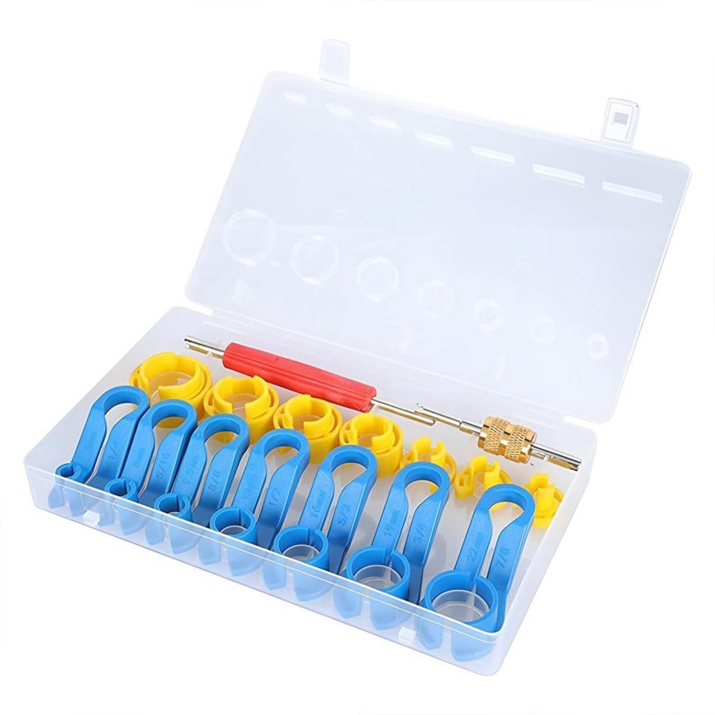 AUCELI AC Fuel Line Disconnect Tool Set 16Pc Automotive Hose Removal Repair Kit