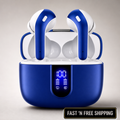 TAGRY Wireless Earbuds Bluetooth Headphones 60H LED Display IPX5 Sports