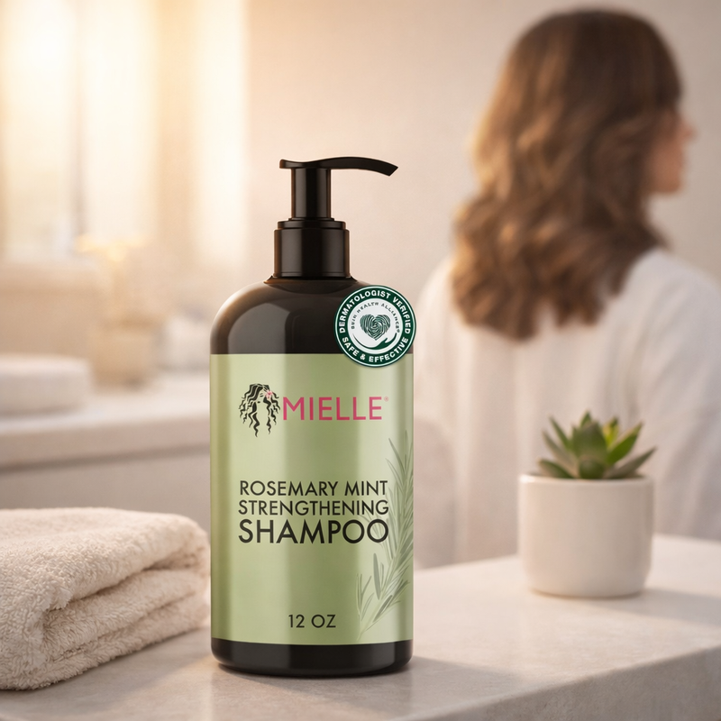 Mielle Organics Rosemary Mint Biotin Shampoo Moisturizing Strengthening Hair