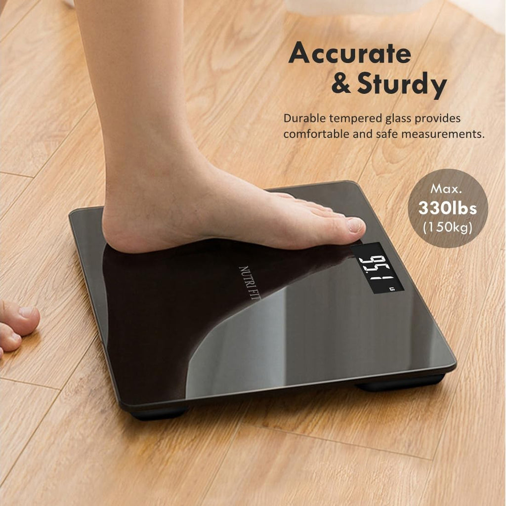 Digital Bathroom Scale 330lb High Accuracy LCD Weight Scale Home Use