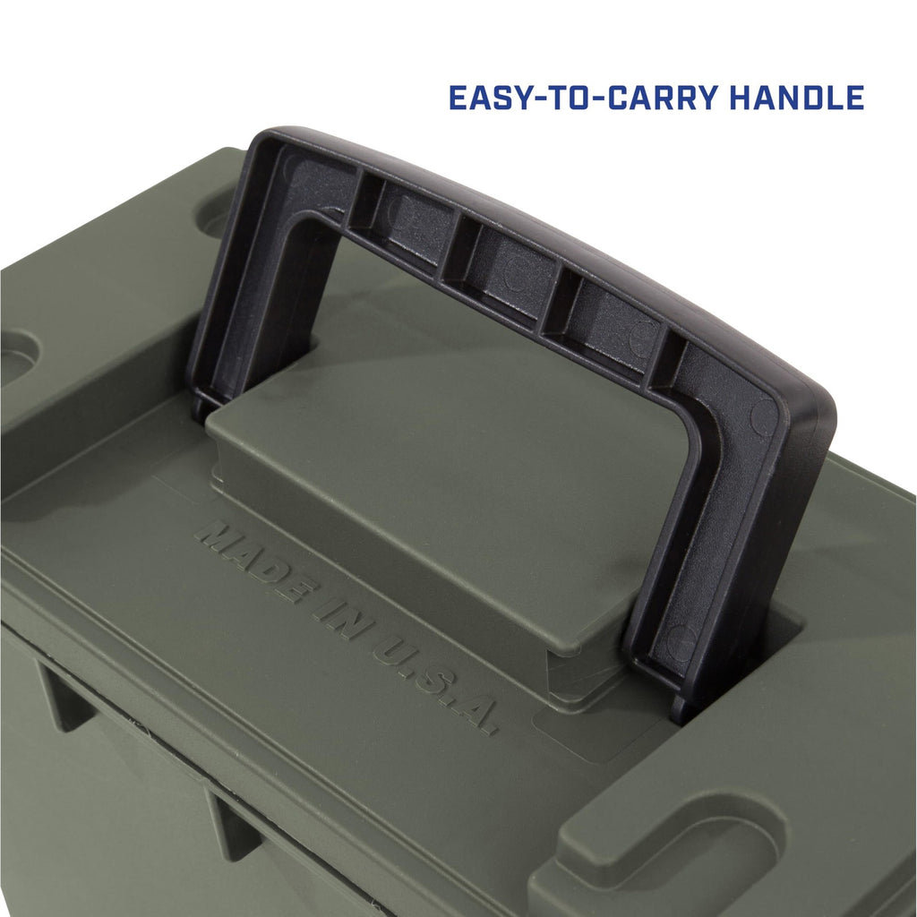 Sheffield .30 Cal Ammo Storage Box Stackable Lockable Water Resistant Case