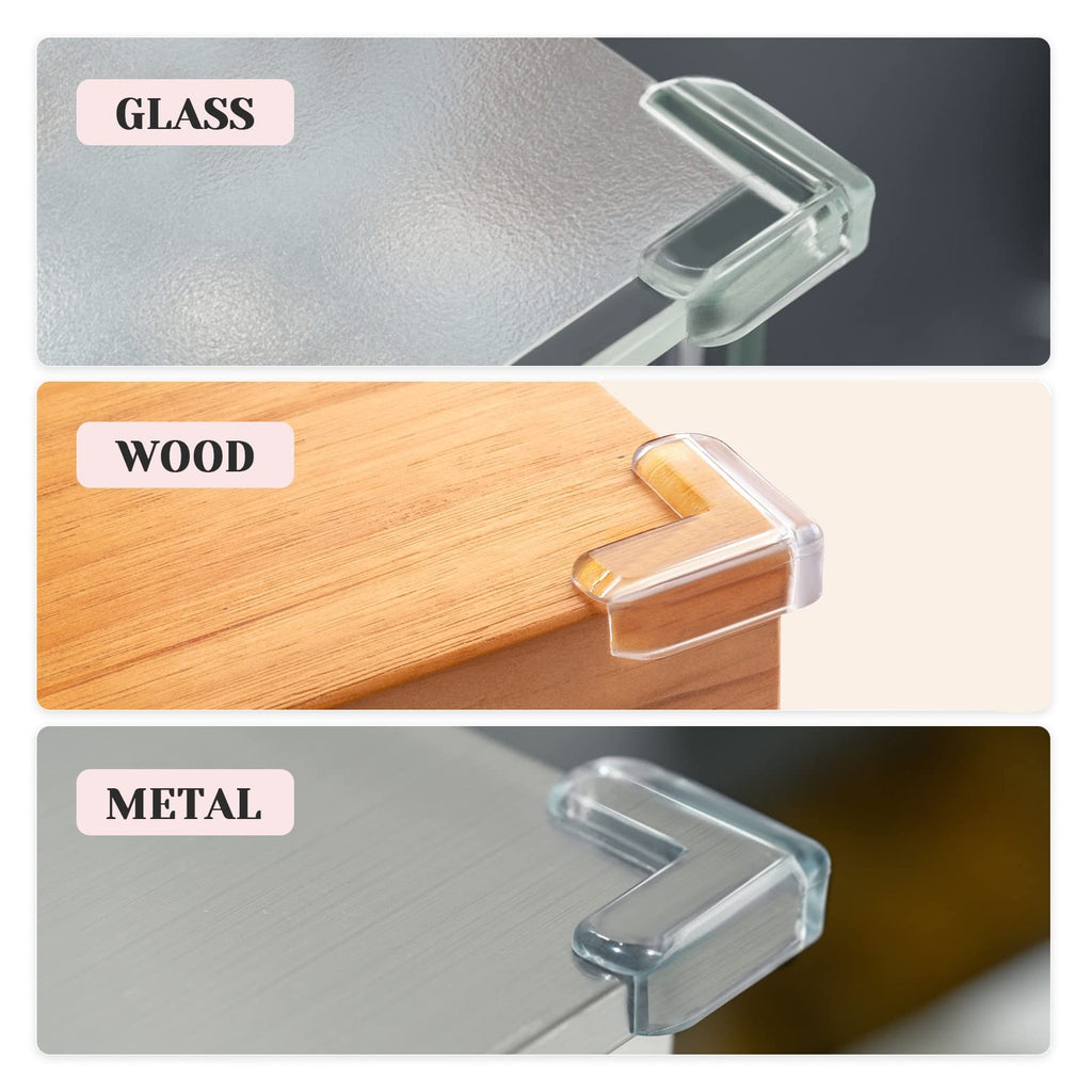 8 pack Corner Protector for Baby Clear Corner Protectors  Furniture Corner Guard