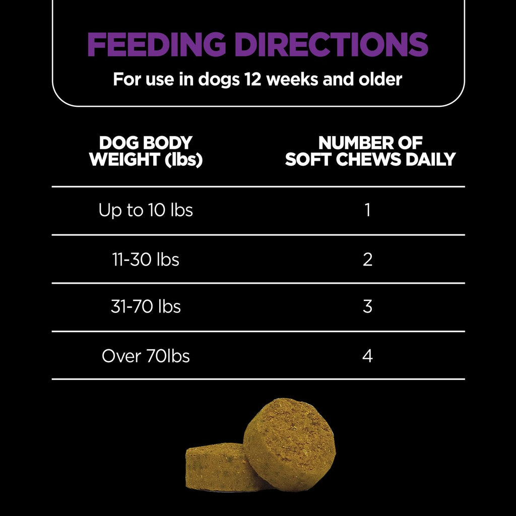 Dog Probiotic Soft Chews with Prebiotics – Digestive & Gut Support 120 Count