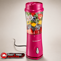 Portable Smoothie Blender 14oz Travel Cup Easy One-Touch Shakes Home Gym Office