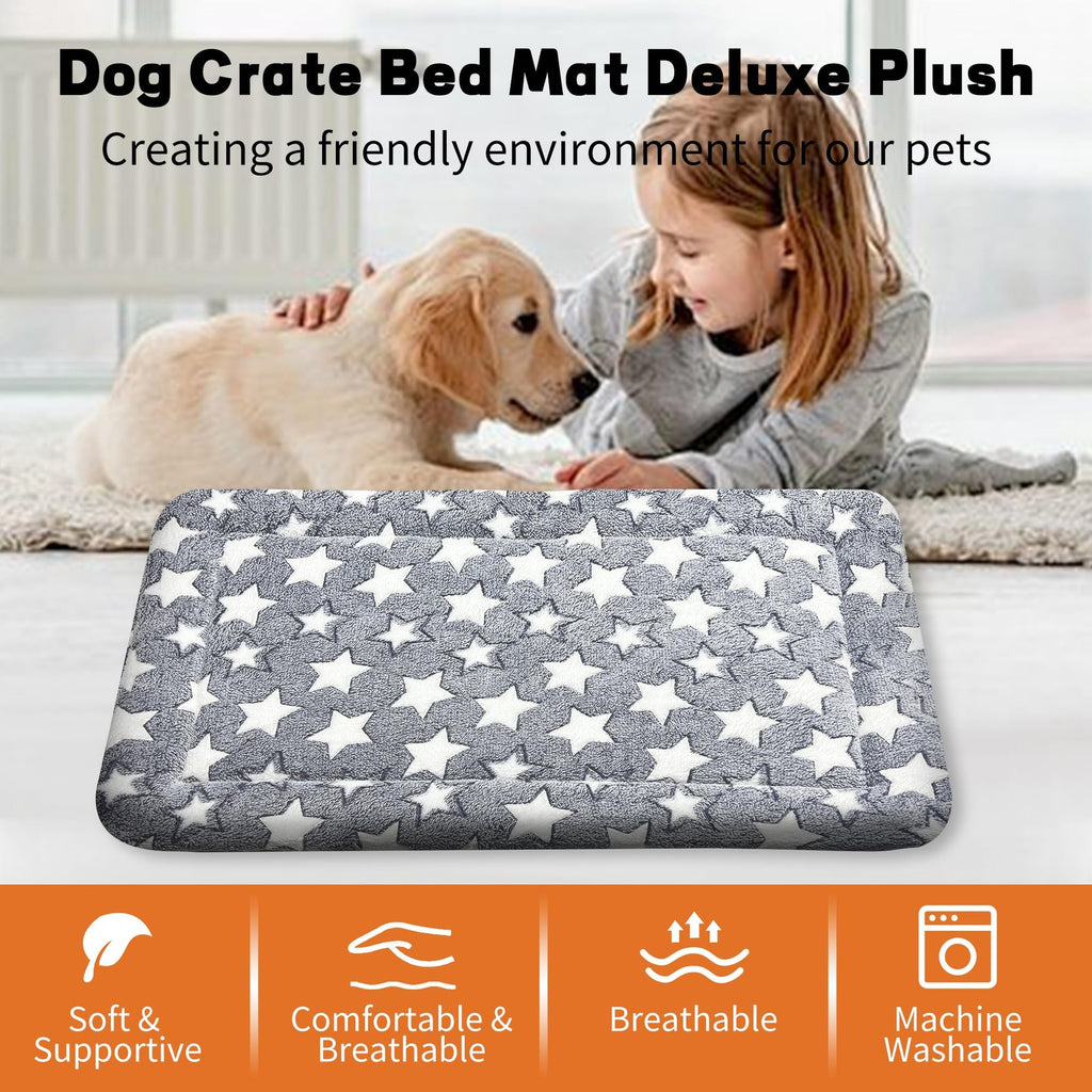 Dog Crate Bed Mat Soft Washable Cushion Pad Kennel Comfort Home Use