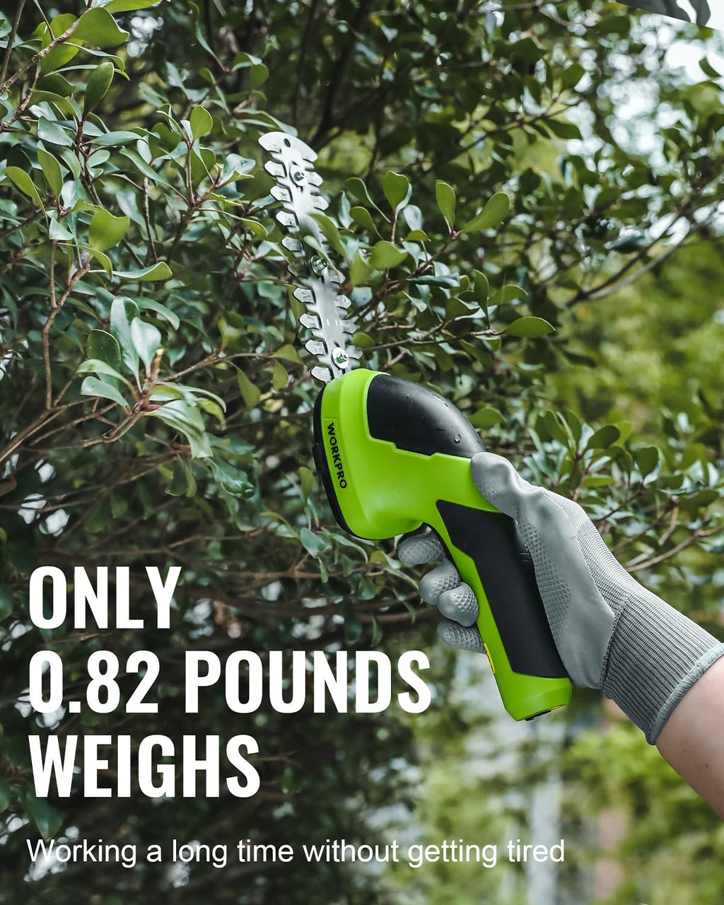 WORKPRO Cordless Grass Shear & Shrubbery Trimmer - 2 in 1 Handheld 7.2V Electric