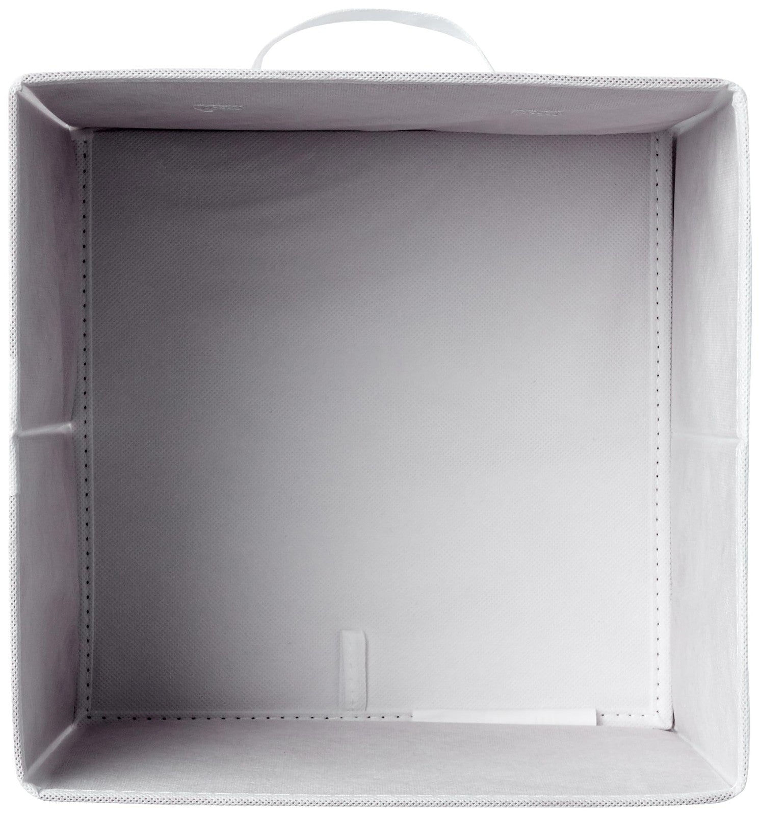 6 Pack Fabric Storage Cubes 10.5 x 10.5 x 11 in Collapsible Bins White