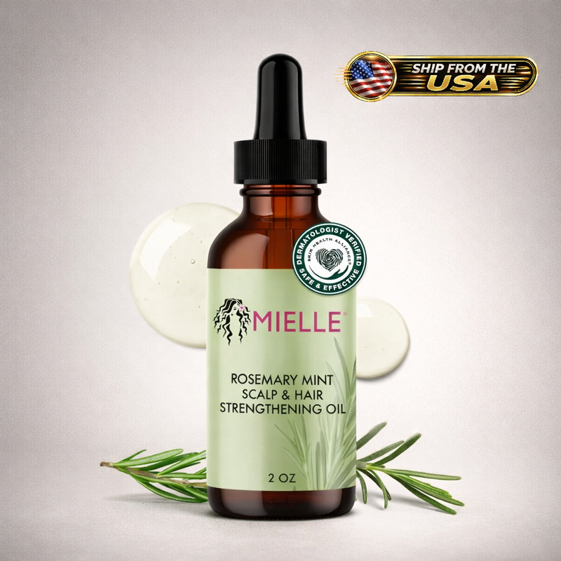 Mielle Organics Rosemary Mint Hair Oil Biotin Scalp Treatment Growth Support 2oz