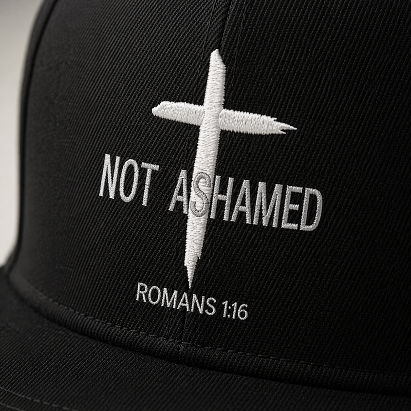 Christian Flat Bill Hat Jesus Cross Snapback Faith Cap Streetwear Daily Use