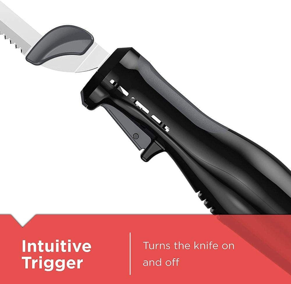Black+Decker Comfort Grip Electric Knife with 7-Inch Stainles Steel Blade safety