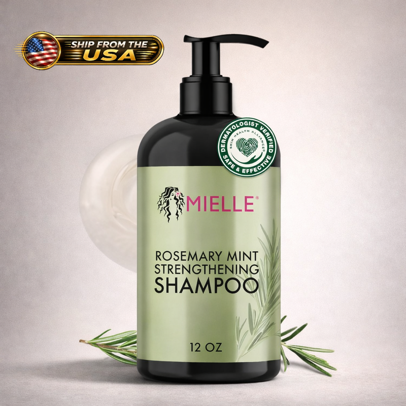 Mielle Organics Rosemary Mint Biotin Shampoo Moisturizing Strengthening Hair