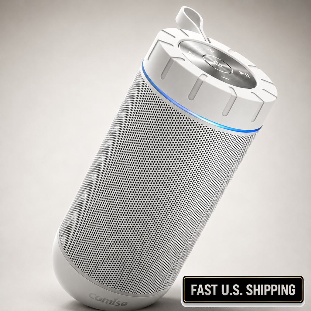 COMISO X26 Bluetooth Speaker 360° HD Sound Waterproof 24H Portable Audio
