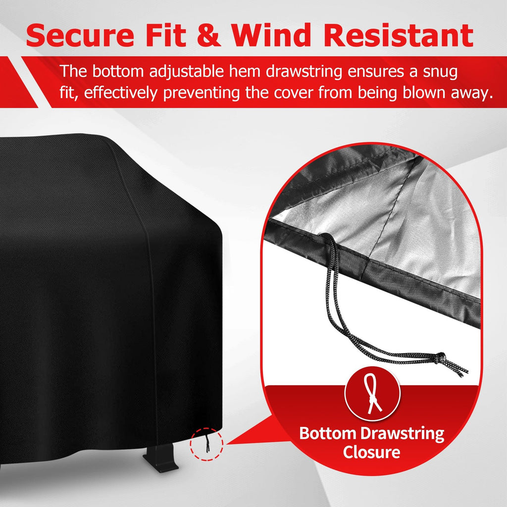 Grill Cover 58 Inch Waterproof UV Resistant BBQ Cover Outdoor Weber Charbroil