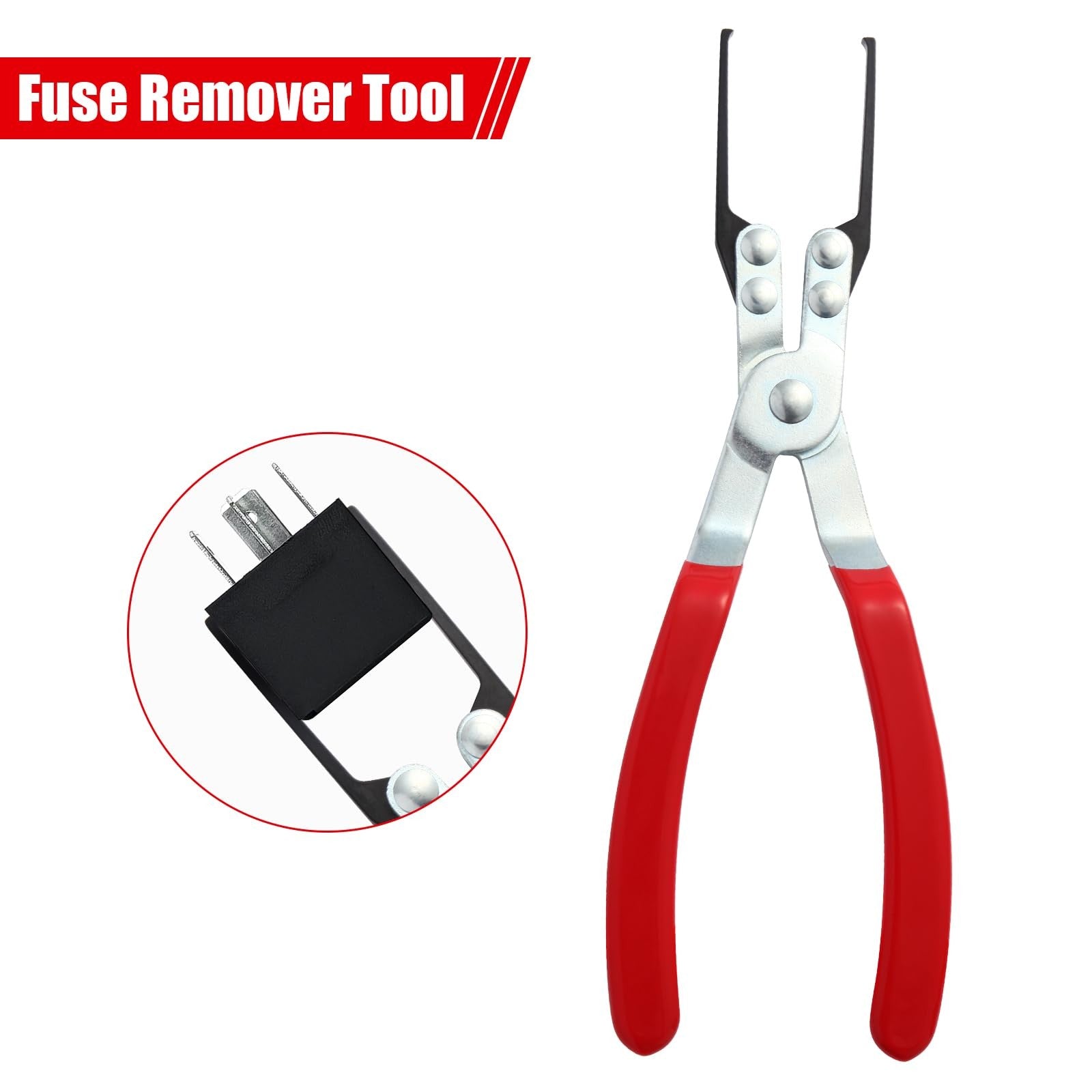 Aleric Relay Puller Pliers and Relay Fuse Remover Tools, 6 Pack, Automobile Fuse