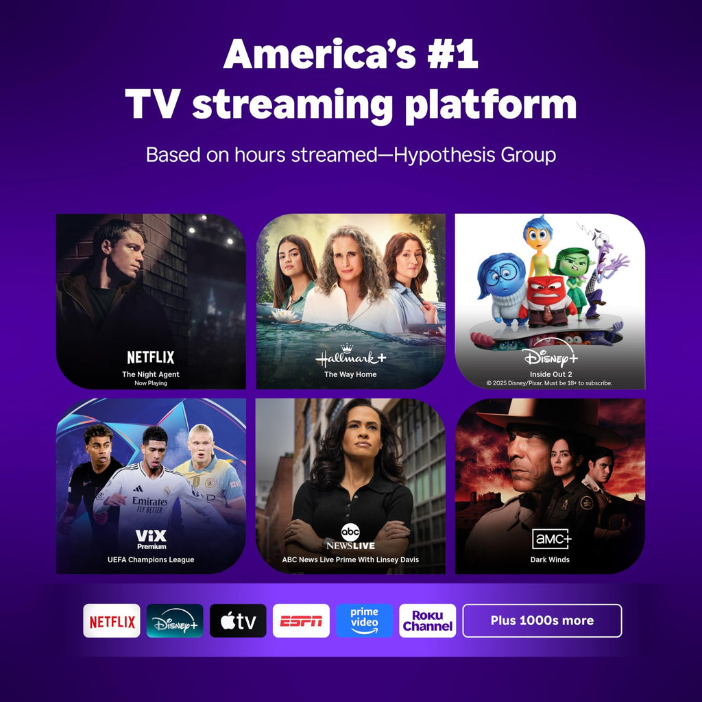 Roku Streaming Stick 4K - HDR & Dolby Vision  Streaming Device for TV with voice