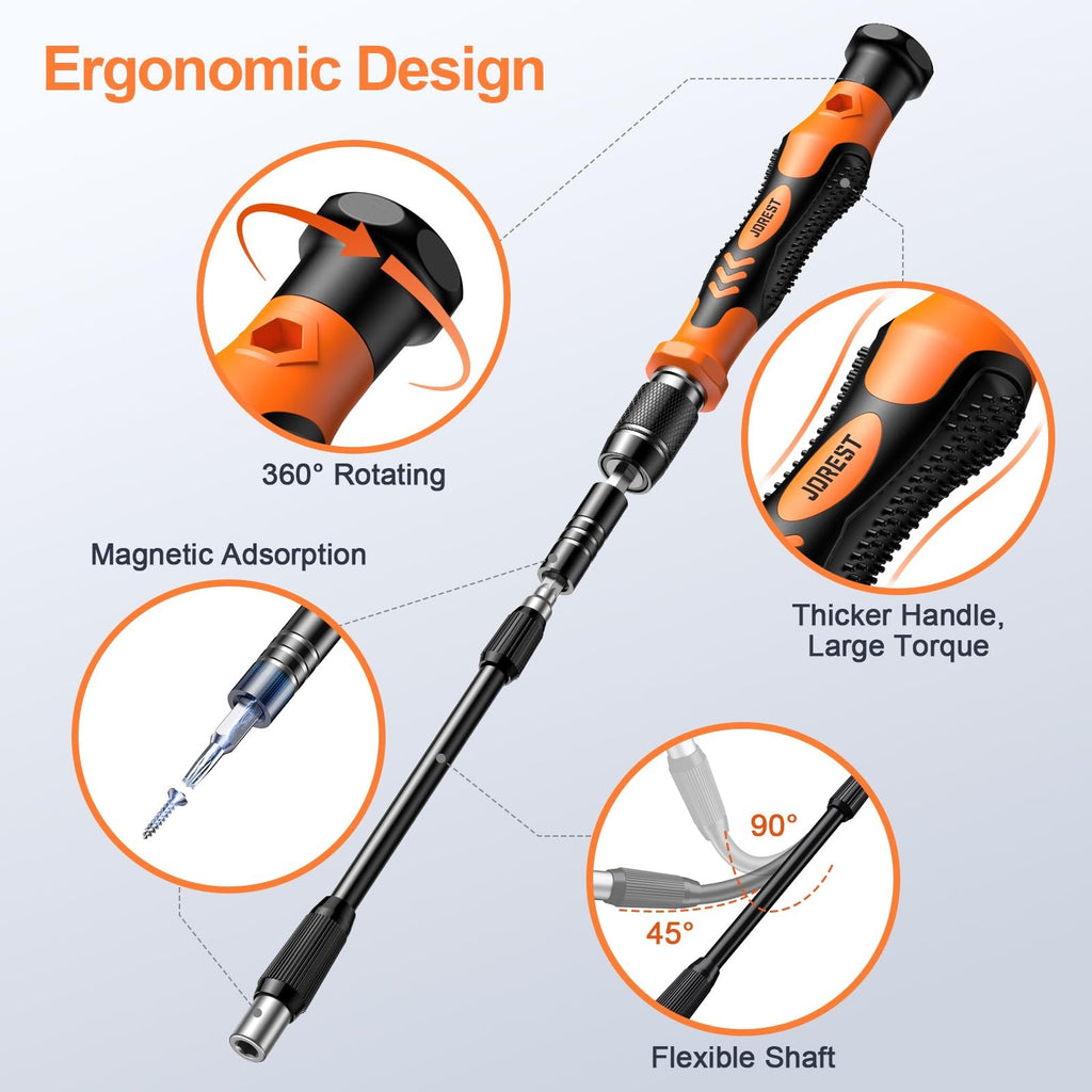 JOREST 117 in 1 Precision Screwdriver Set Tool Gift for Men Mini Repair Tool Kit