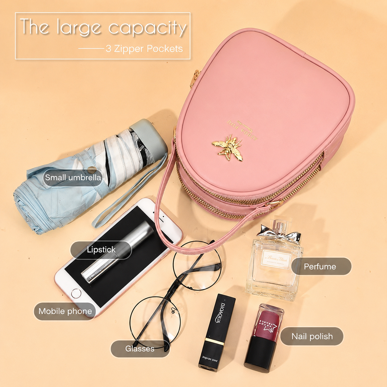 Women Small Crossbody Bag Faux Leather Phone Purse Wallet Messenger Bag