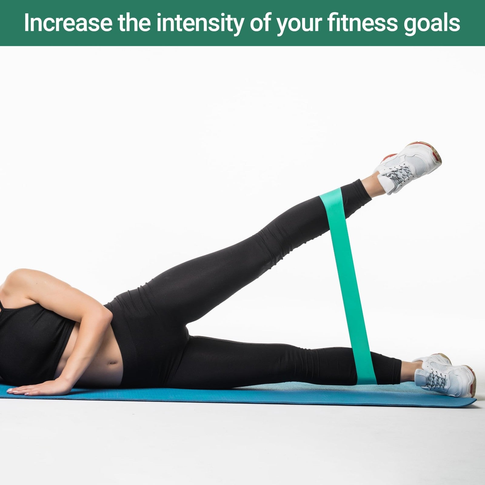 TechStone Resistance Bands Set 5 Levels for Home Gym Yoga & Fitness