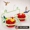 Dreamdrawer Window Hummingbird Feeder 2oz Cups 6 Ports Suction Mount