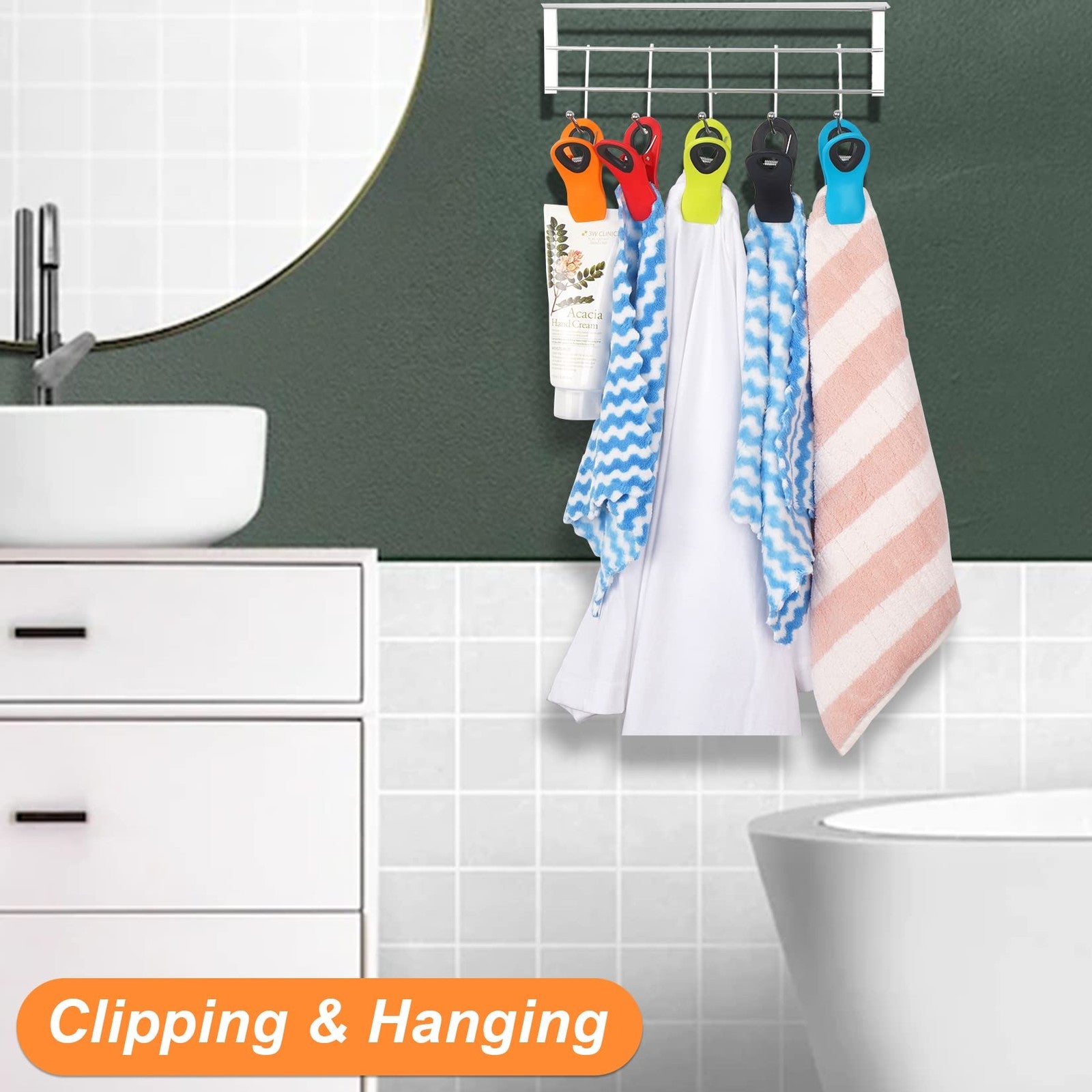 12 Pack Chip Clips Bag Clips, Magnetic Bag Clip for Food Storage Heavy Duty.