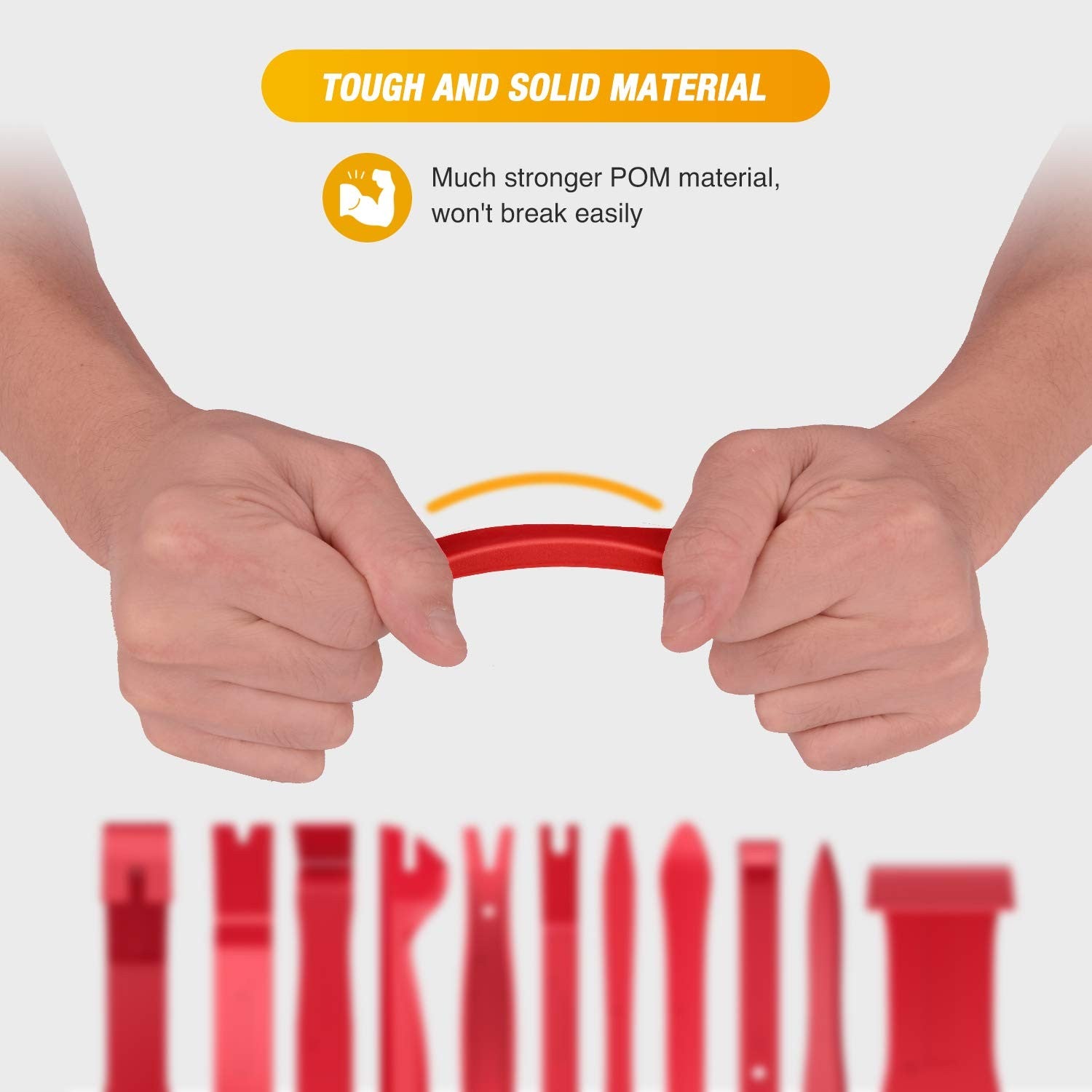 GOOACC 40PCS Trim Removal Tool Kit Clip Pliers Hook Set Car Panel Tool