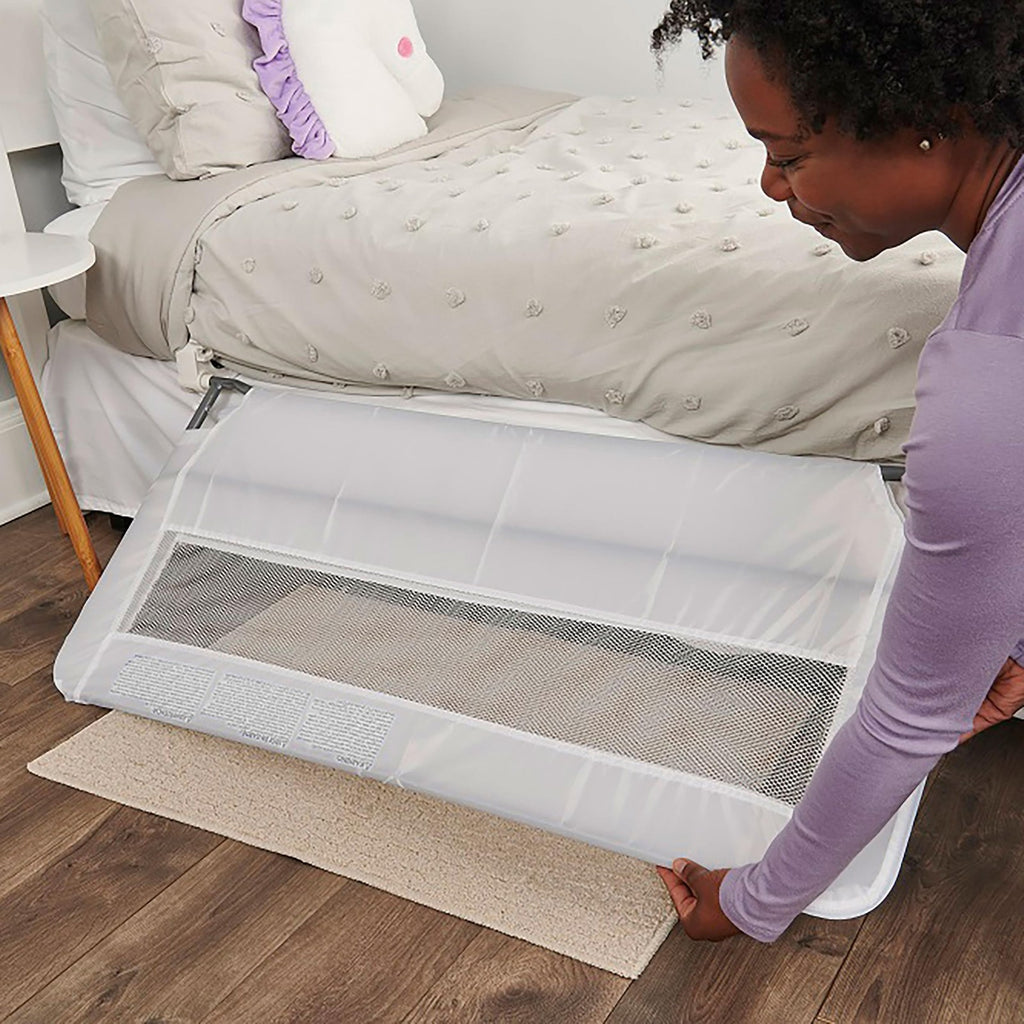 Regalo Toddler Bed Rail Guard 43" Swing Down Safety Rail Twin Full Queen