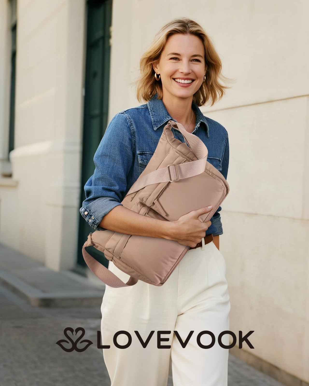 LOVEVOOK Puffy Crossbody Bags for Women Small Hobo Purse and Messenger Handbags