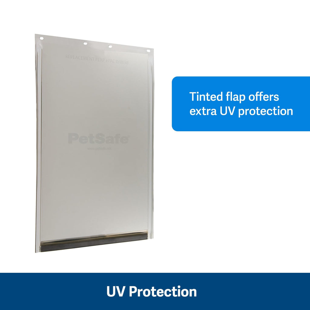 Medium Pet Door Replacement Flap Compatible w/ PetSafe Doors 8-1/8 x 12-7/8
