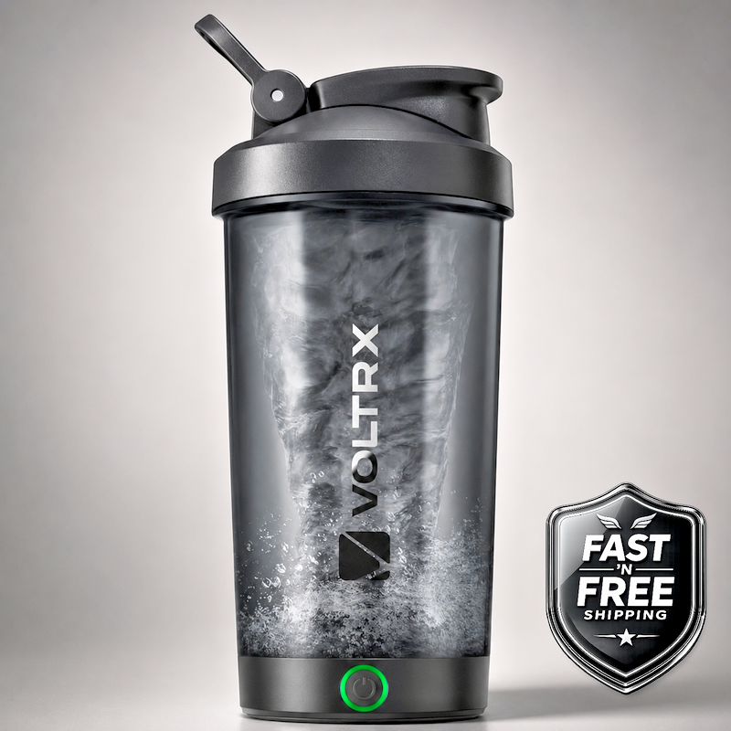 VOLTRX Electric Protein Shaker Bottle 24oz USB-C Rechargeable BPA Free Mixer