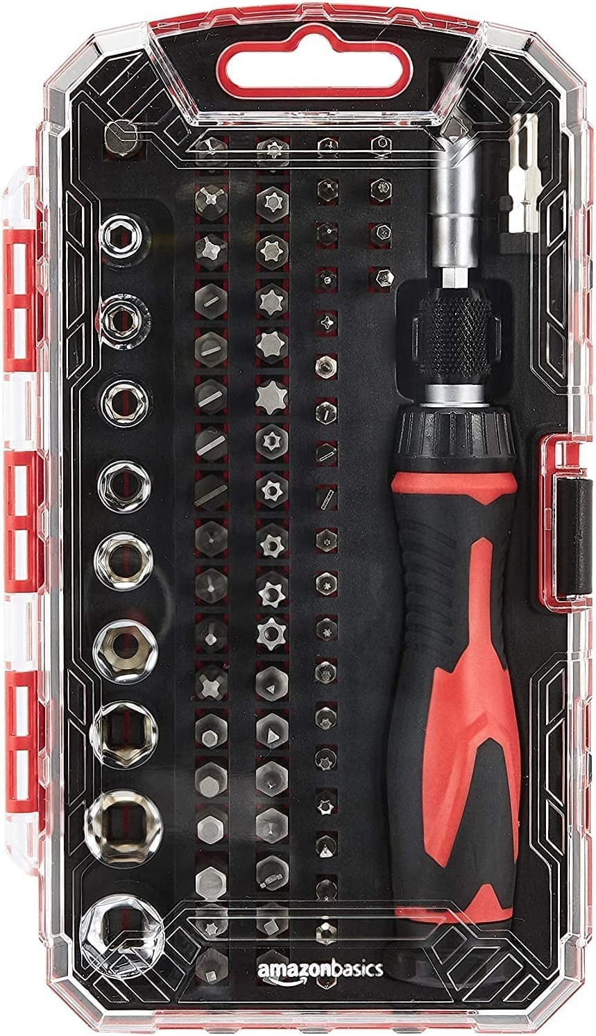 Magnetic Ratcheting Wrench and Electronics Precision Screwdriver Tool Set, 73-Pc