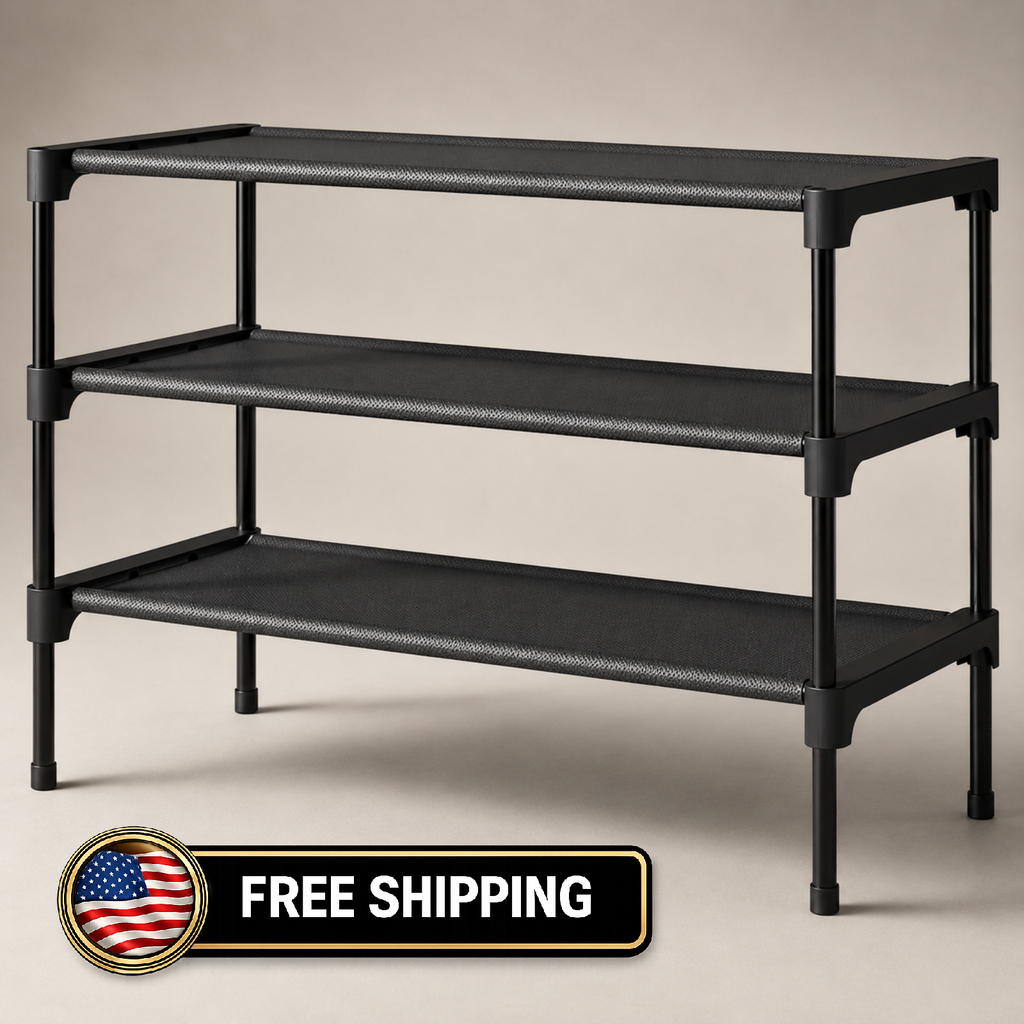 Kitsure Shoe Rack, Non-Woven Shoe Rack Shelf Shoe Organizer for Closet Entryway,