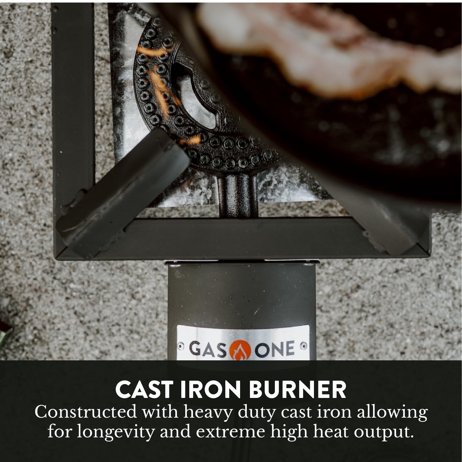 Propane Burner High Pressure Outdoor Stove Heat Shield Cooking Camping Tailgatin