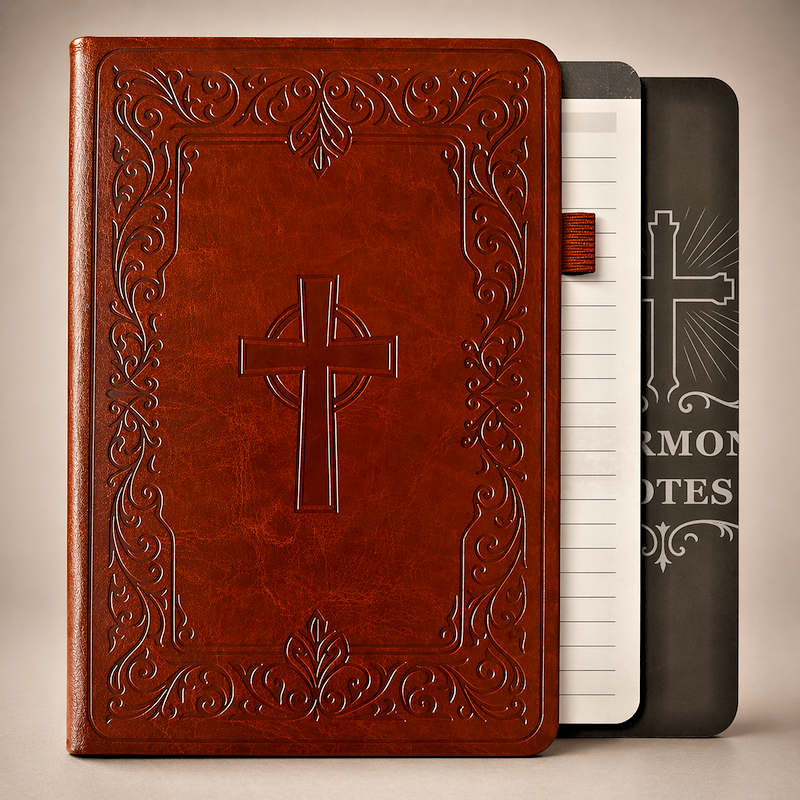 Bible Study Journal Devotional Notebook Prayer Tracker Christian Gift Church