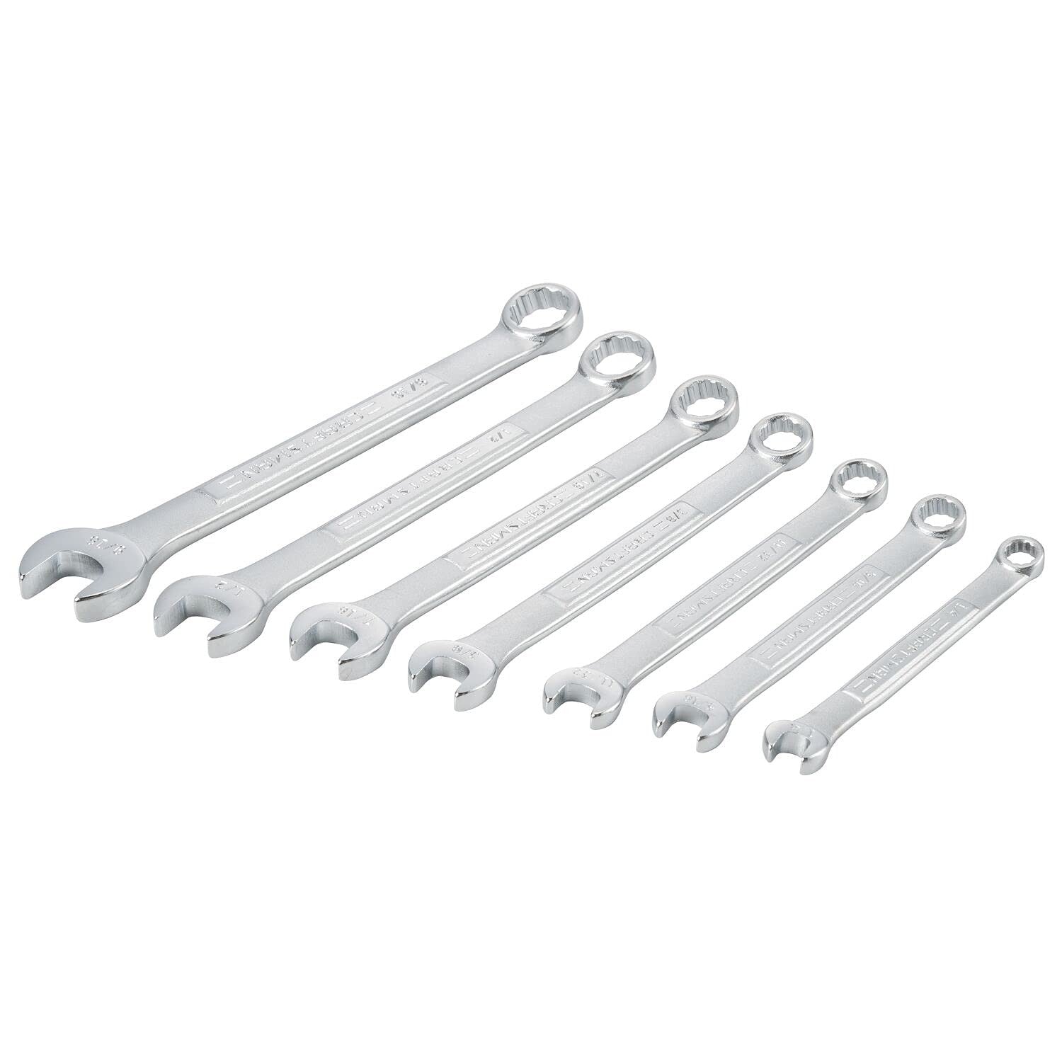 CRAFTSMAN 7-Pc SAE Combination Wrench Set 1/4"–9/16" w/ Storage Pouch 12-Point