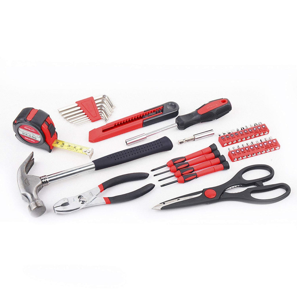 Apollo 39PC Household Tool Set DT9706 Home Repair Kit w/ Storage Case