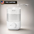 Top Fill Humidifiers for Bedroom, 2.5L Tank for Large Room, Easy to Fill & Clean