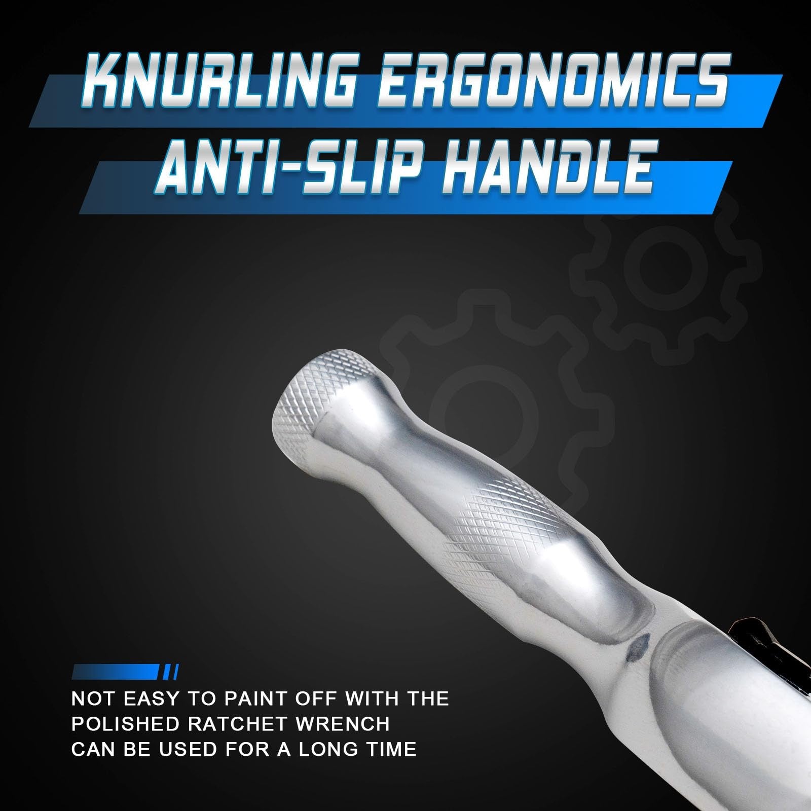 Ryrura 1/4" 3/8" 1/2" Stubby Drive Ratchet Set, Mini Ratchet Wrench Set.