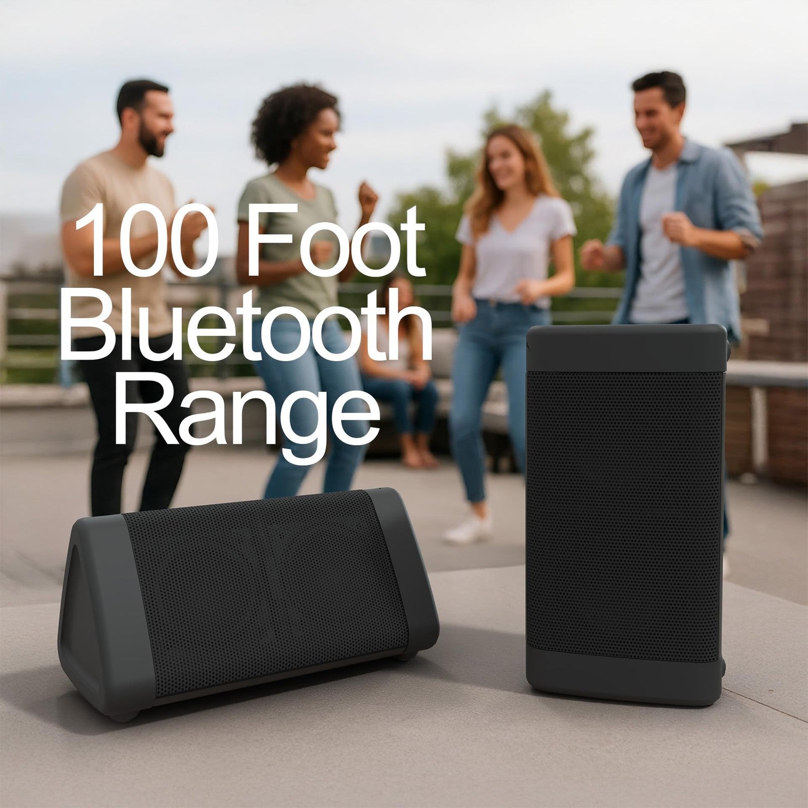 OontZ Angle 3 Bluetooth Speaker 24H Bass Waterproof Portable Wireless