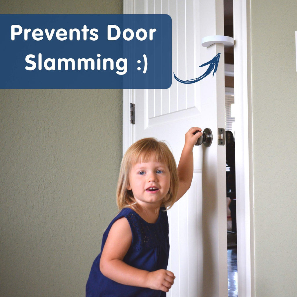 Wittle Baby Proofing Door Stopper  4pk Soft EVA Foam Finger Pinch Guard Prevents