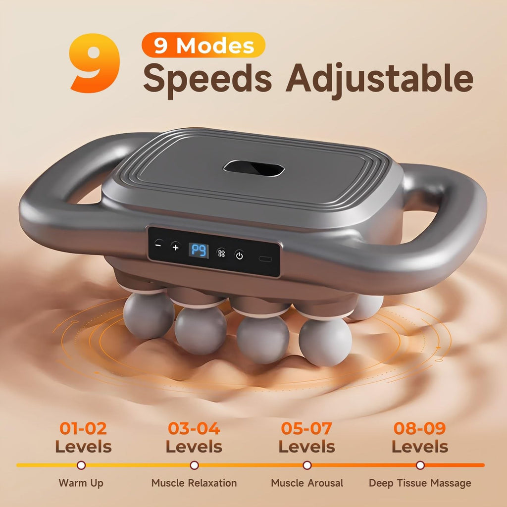 ZEDRIWELL 16-Head Massage Gun Set, Deep Tissue Percussion Massager with 9 Modes