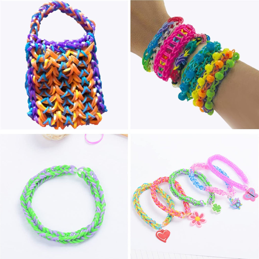 JIYAKO Rubber Band Bracelet Kit 2000+ Pieces DIY Jewelry Making Set Kids Craft