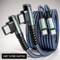 AINOPE USB C to USB C Cable 60W 2Pack 6.6Ft C to C Cable Fast Charging Type C