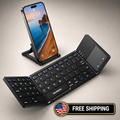 Samsers Foldable Bluetooth Keyboard with Touchpad for iOS Android Windows