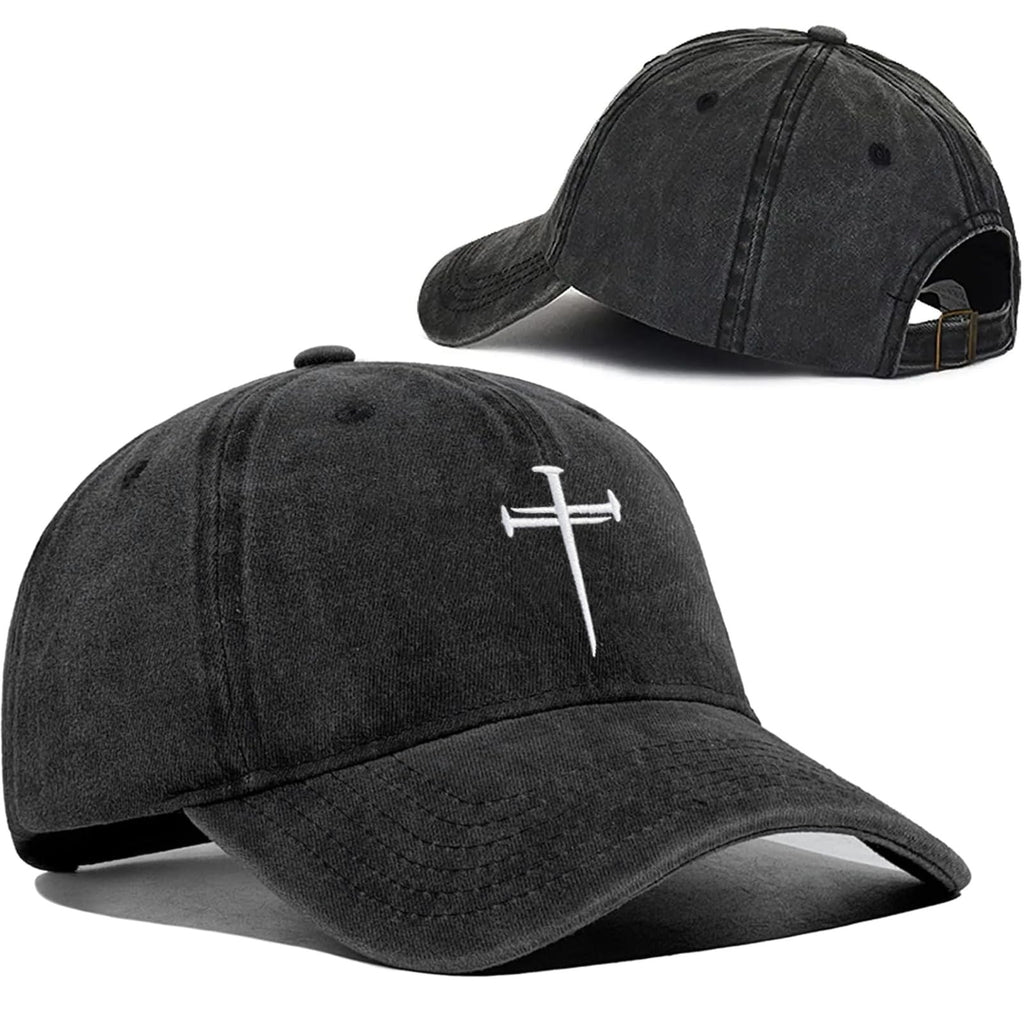 Christan Jesus Cross Baseball Cap Embroidered Dad Hat Adjustable Fashion Hats