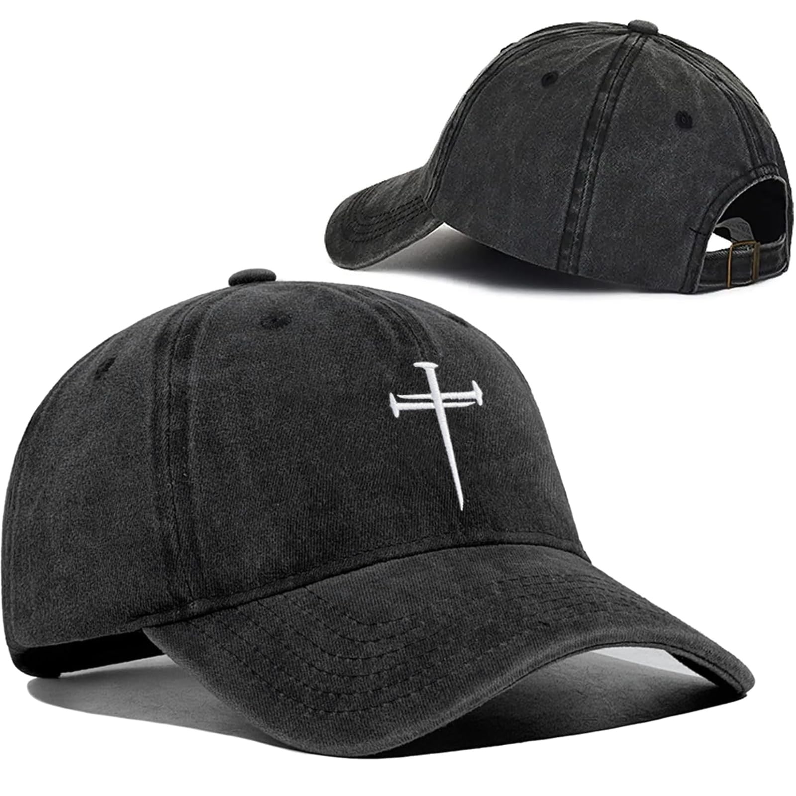 Christan Jesus Cross Baseball Cap Embroidered Dad Hat Adjustable Fashion Hats