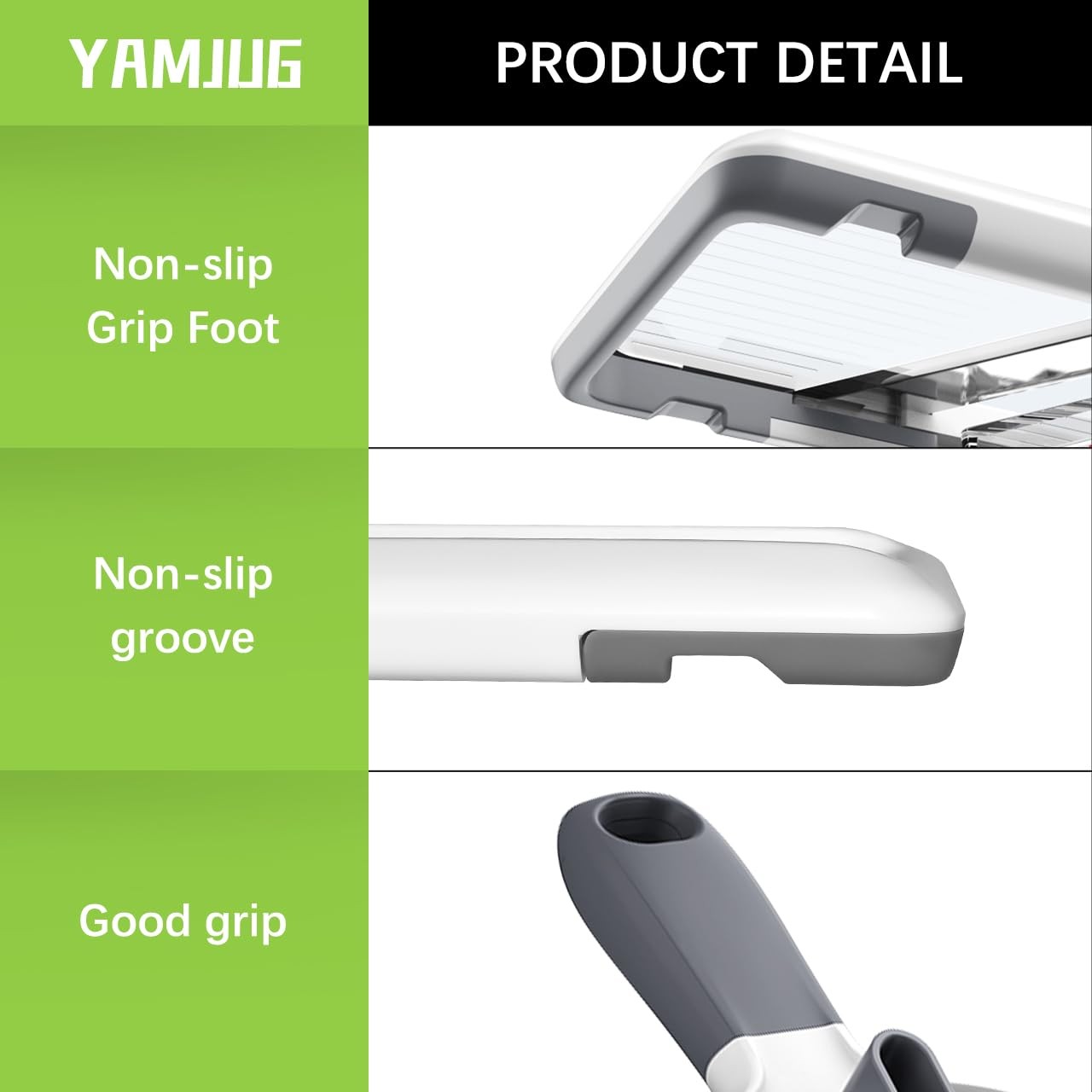 Multi Handheld Mandoline Slicer- Adjustable Stainless Steel Blade Slicer Veggies