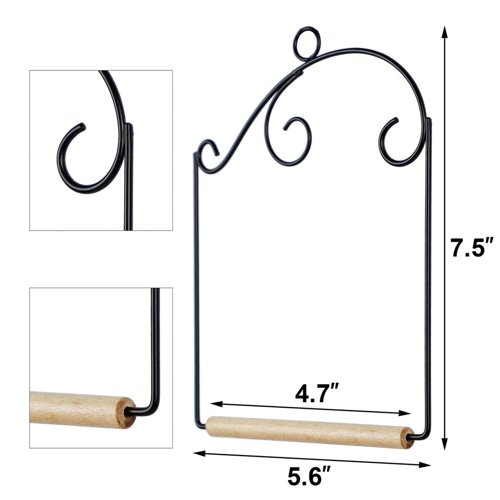 Winemana 3PC Hummingbird Swing 7.5x5.6in Metal Frame Wood Dowel