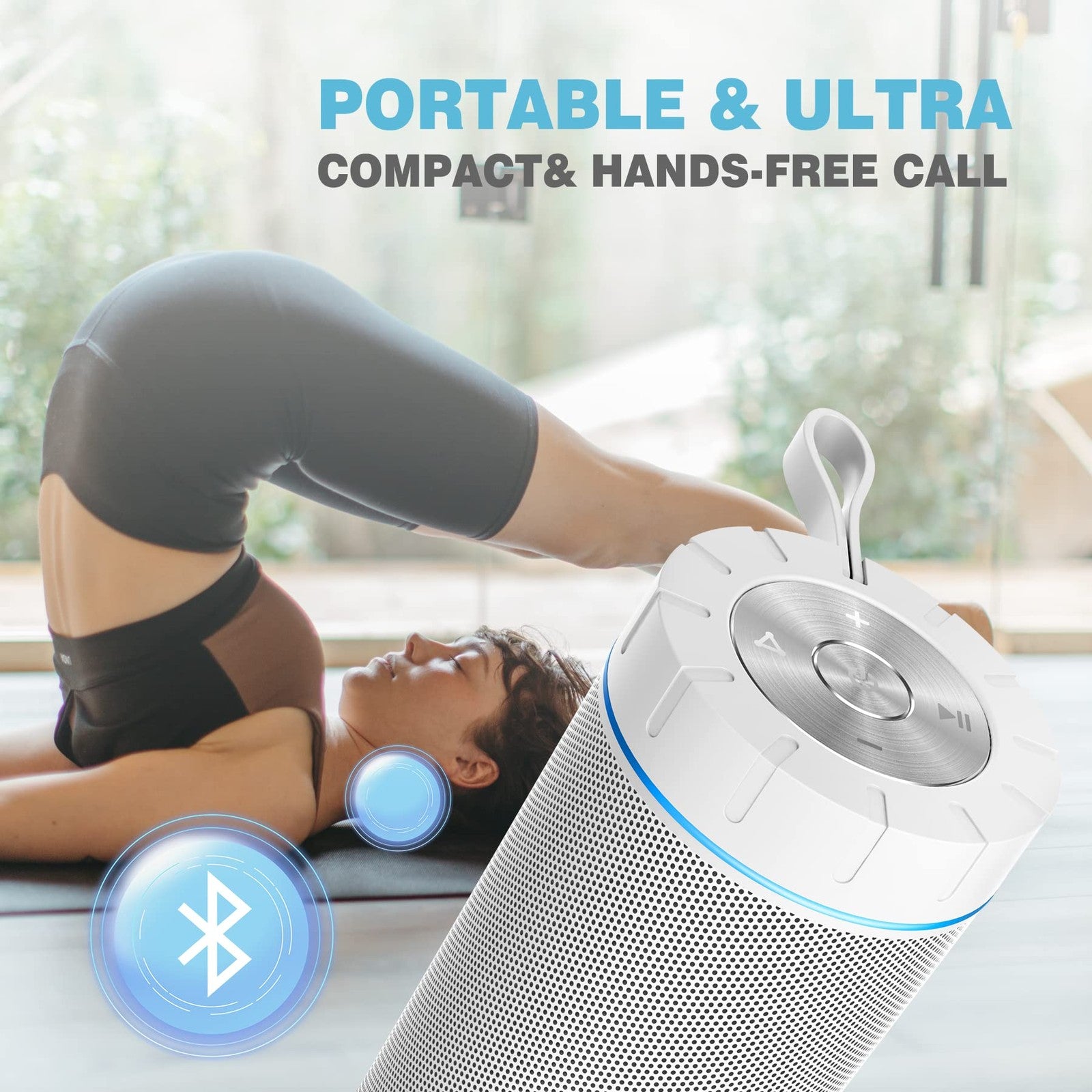 COMISO X26 Bluetooth Speaker 360° HD Sound Waterproof 24H Portable Audio