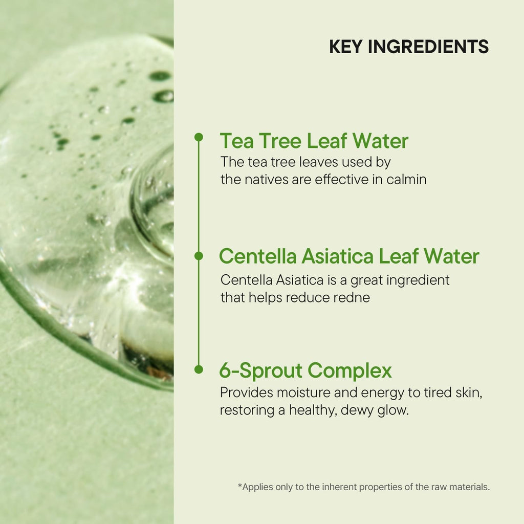 IUNIK Tea Tree Relief Serum – Tea Tree & Centella Asiatica Lightweight Vegan
