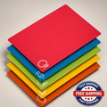 5 Pieces Flexible Cutting Boards, BPA Free Plastic Cutting Boards for Kitchen